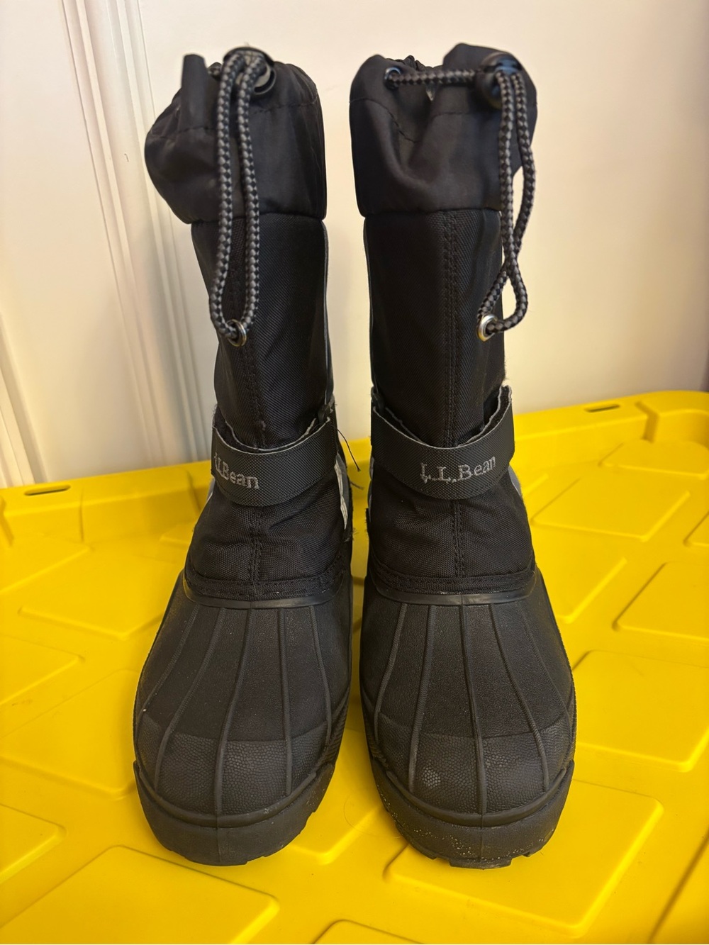 L.L. Bean Kids' Black Snow Boots